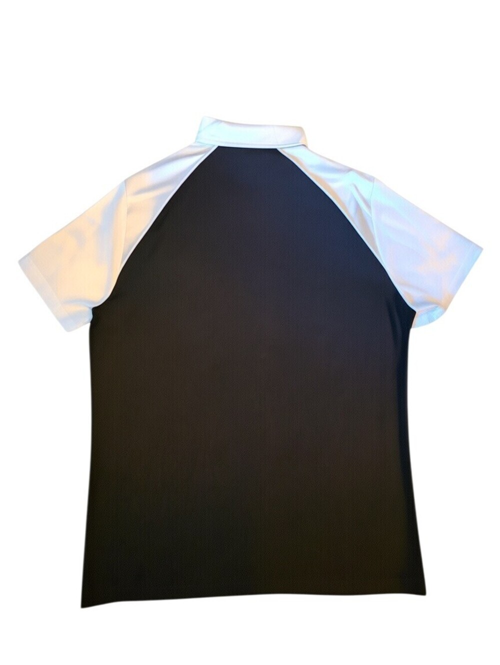 NWT MANLY Color Block Bowling Shirt Large Black White Button Up Retro Shirt - Picture 6 of 10